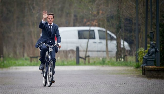 Beter Bespaard Mark Rutte fiets